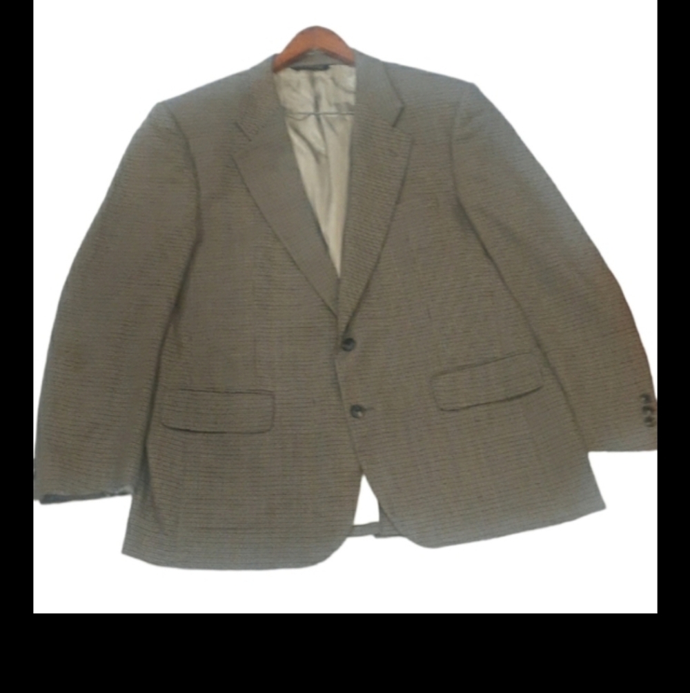 Burberry's men's tweed blazer suit jacket size 40R - Picture 3 of 16